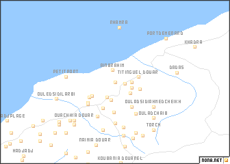 map of Douar Ghamra